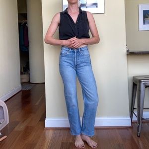 & Other Stories Jeans High Waist Straight Leg Women’s Size 25